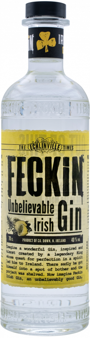 Feckin Unbelievable Gin 70cl 40% ABV