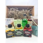 Liqueurs and Sweet Treat Hamper including Lakes Gingerbread Vodka