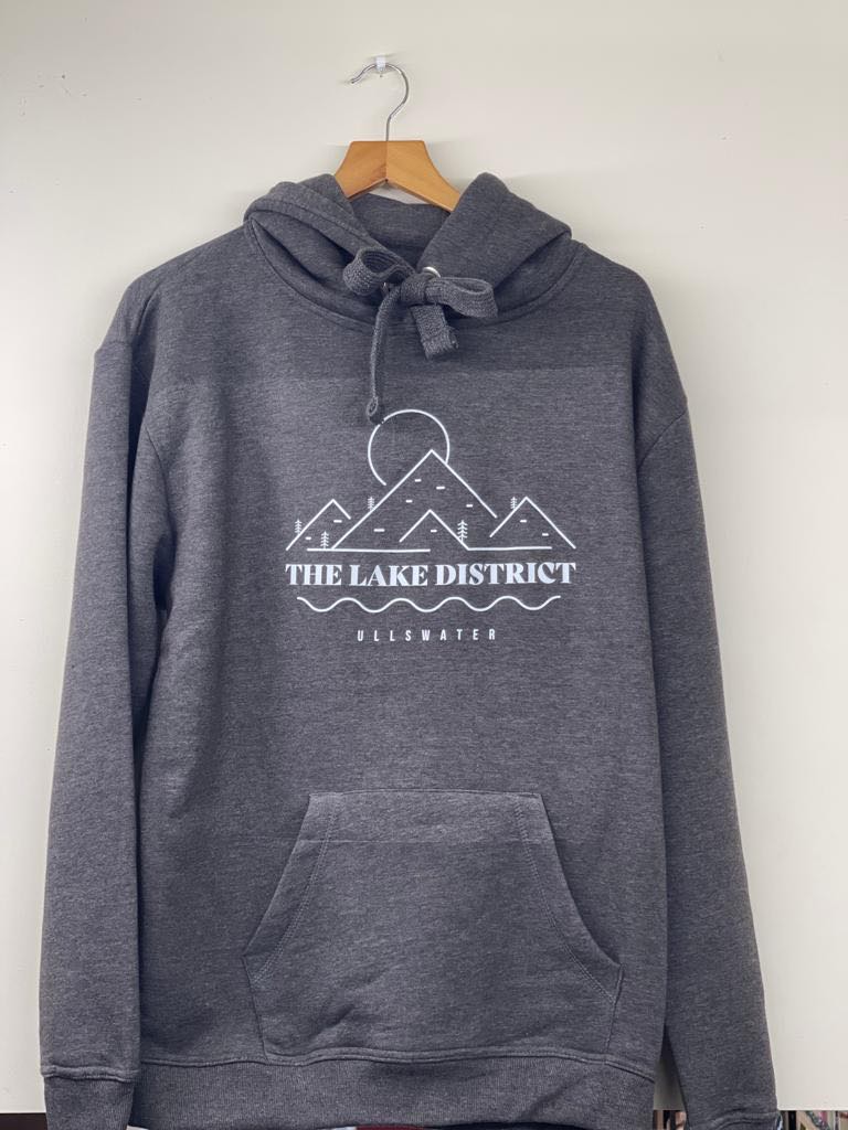 Lake District Adult Hoodie - Charcoal - Chestnut House Online