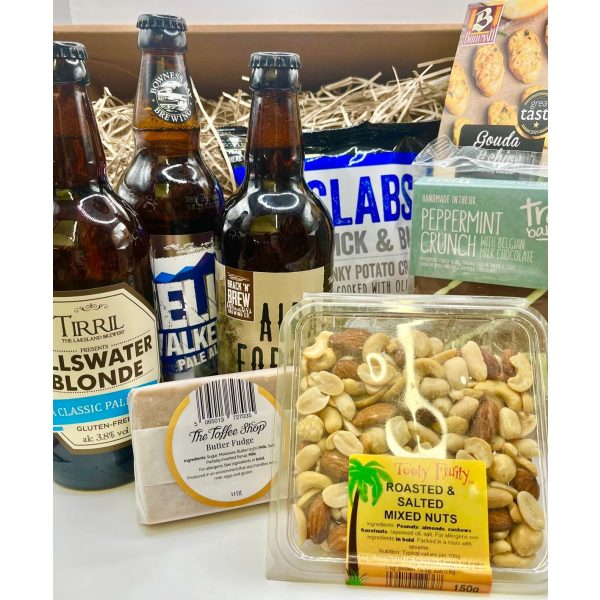 Beer Lovers Hamper with peanuts