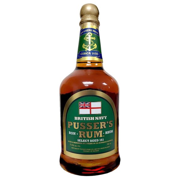 British Navy Pusser's Rum Aged 151