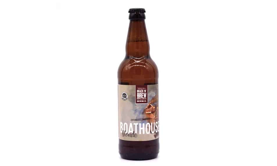 Bottle of Boathouse Blonde by Brack ‘n’ Brew