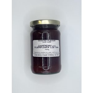 Country Flavour Gooseberry & Elderflower Gin Jam 340g