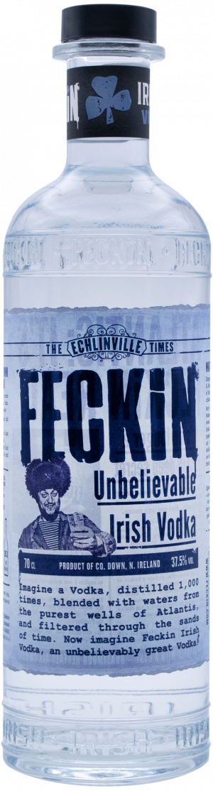 Feckin Unbelievable Vodka 70cl 37.5% ABV