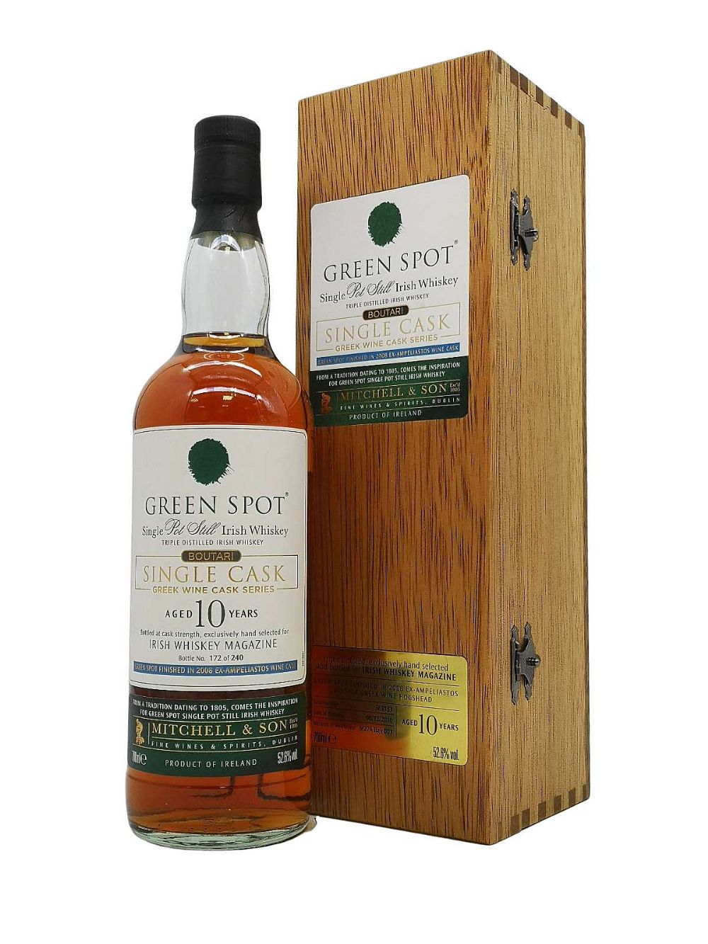 Green Spot Single Cask Irish Whiskey 70cl 55.4% ABV